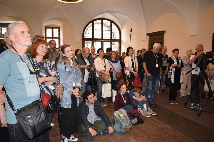 Fotografie z vernisáže: M. Krausová 240613_Skupova_Plzen_vystava_4