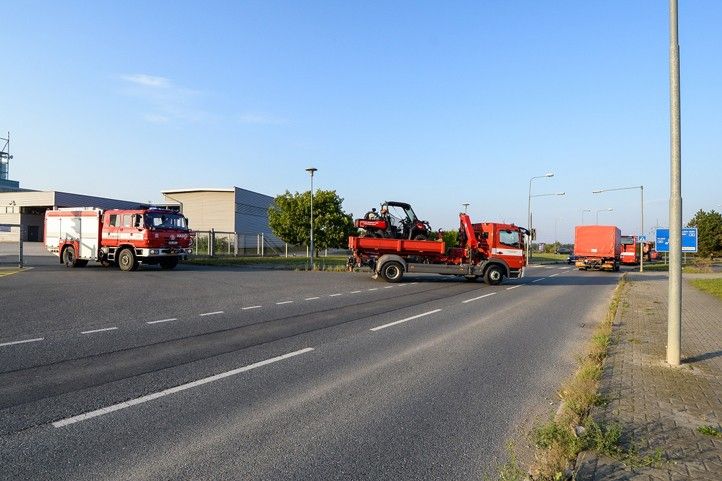 Dobrovolní hasiči z Plzně vyrazili pomáhat do oblastí zasažených povodní. Fotografie: M. Pecuch 240919_Hasici_povodne_pomoc_1