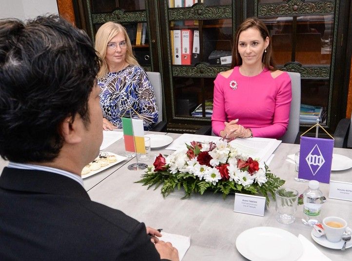 Přijetí na plzeňské radnici (fotografie: M. Pecuch) 241011_Takasaki_4