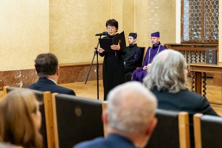 Radní Eliška Bartáková. Zdroj foto: archiv FDU ZČU 241108_ceny_ladislava_sutnara_03
