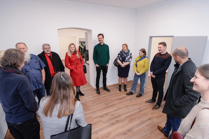 Přízemní prostor Vzducholodi v Rubešově ulici (fotografie: M. Pecuch) 241210_Vzducholod_Rubesova_2