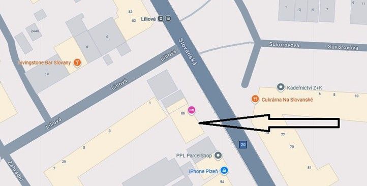 Slovanská 88 250106_Slovanska_88_Mapa