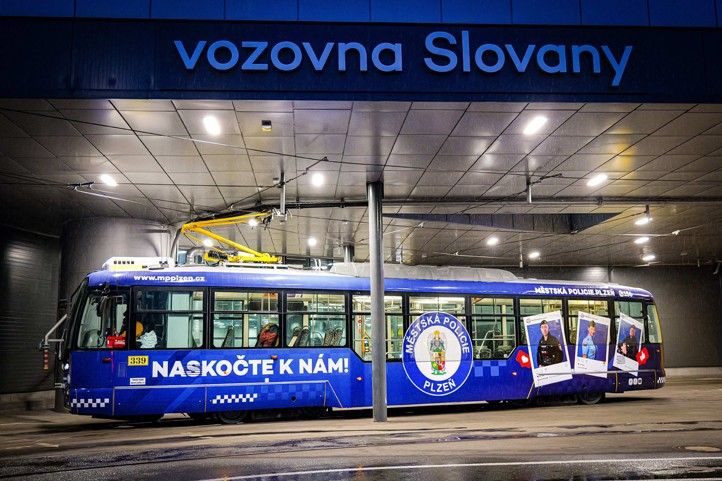 Zdroj fotografií: Městská policie Plzeň 250314_Tram_policie_1