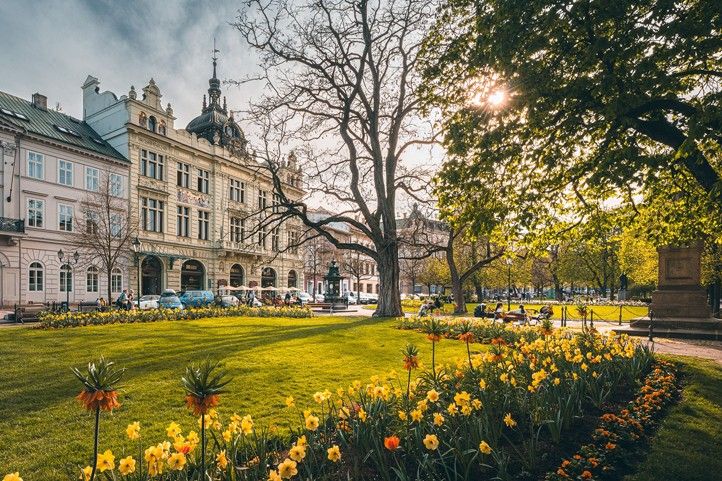 Ilustrační fotografie (zdroj: Plzeň – TURISMUS) 250514_Turista_sady_Beseda