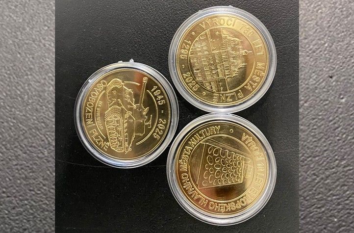 Zdroj fotografií: Plzeň - TURISMUS 250529_Pametni_mince_2