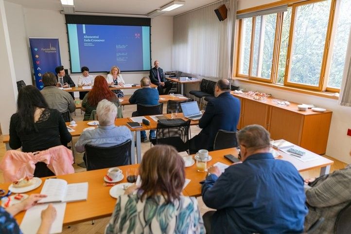 Tisková konference k nové koncertní sezoně. Fotografie: archiv Plzeňské filharmonie 250602_plzenska_filharmonie_tiskova_konference_02