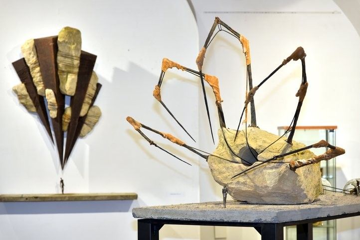 Vernisáž výstavy Petra Šťastného. Fotografie: V. Křivka  250603_vystava_uvu_01