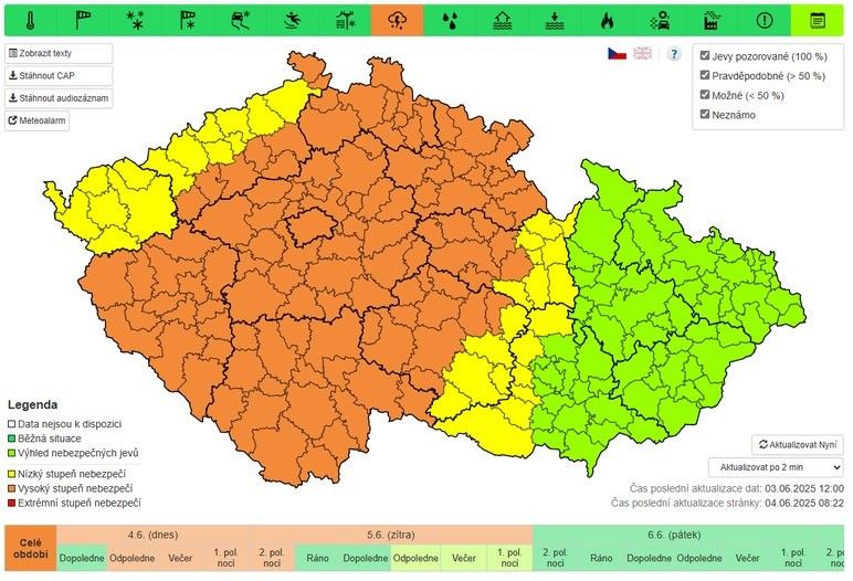 Zdroj: ČHMÚ 250604_vystraha_chmu