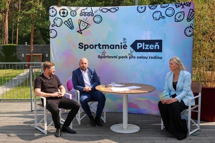 Tisková konference ke Sportmanii Plzeň 2025. Fotografie: P. Eret 250610_sportmanie_01