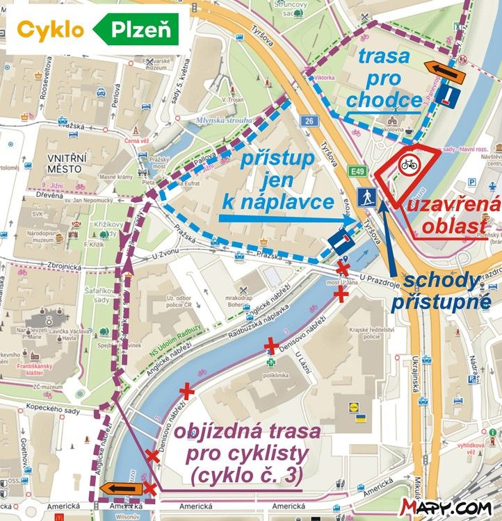 Mapa tras pro cyklisty a chodce 250724_Mapa_cyklo_DIO_Strunc_Sady_web