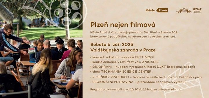 Vizuál akce Den Plzně v Senátu 250826_Den_Plzne_v_Senatu