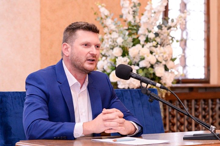 Setkání na plzeňské radnici (fotografie: M. Pecuch) 260115_Sport_akademie_4