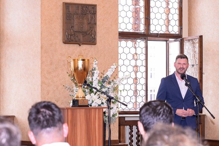 Přijetí na plzeňské radnici (fotografie: M. Pecuch) 260519_Hazena_Talent_3