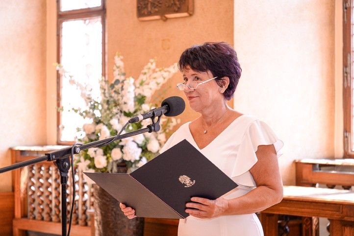 Přijetí na plzeňské radnici (fotografie: M. Pecuch) 260716_Prijeti_letni_jazyk_skola_1